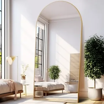 ABSWHLM 76"x34" Arched Large Full Length Mirror