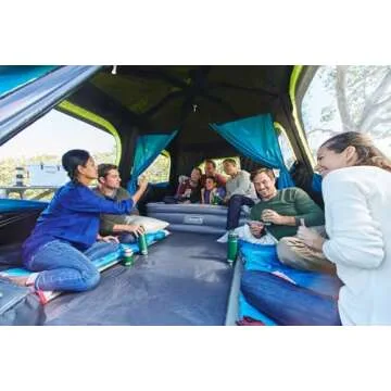 Coleman Cabin Tent with 1-Minute Setup, 4/6/8/10 Person Instant Tent with Weatherproof Floor, Pre-Attached Poles, Air Vent, & Carry Bag