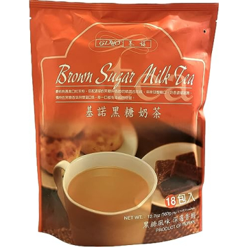 Gino Brown Sugar Milk Tea 12.7 Ounce Pack of 1