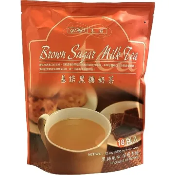 Gino Brown Sugar Milk Tea 12.7 Ounce Pack of 1