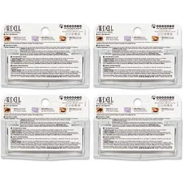 Ardell Lashes Natural 172 - Reusable, Natural Looking False Eyelashes, Long-Lasting Strip Lash for Everyday Wear, 4 Pack