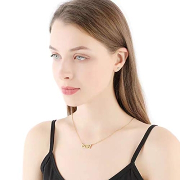 Glimmerst Birthday Year Necklace | 18K Gold Plated Jewelry