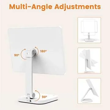 LASTAR Light Therapy Lamp - UV-Free 12000 Lux Sun Lamp