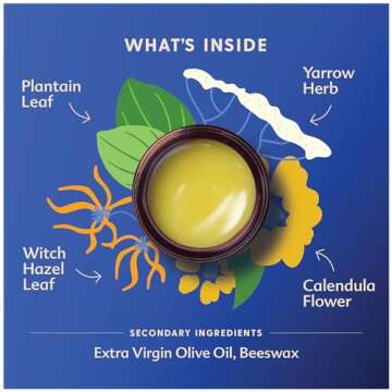 Motherlove Mom's Bottom Balm (1 oz) Organic Herbal Salve w/Witch Hazel for Bottoms During Pregnancy & Postpartum —Non-GMO Ointment