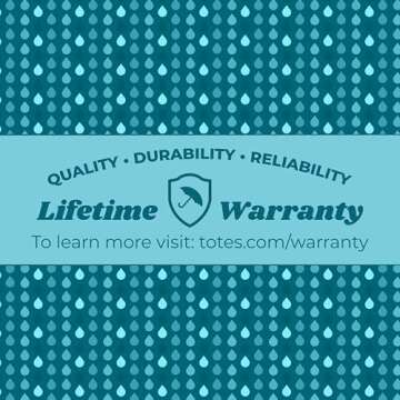 totes Titan Portable Travel Umbrella – Windproof, Waterproof, Strong, Compact Umbrella – Perfect for the Car, Backpack, and On-the-Go