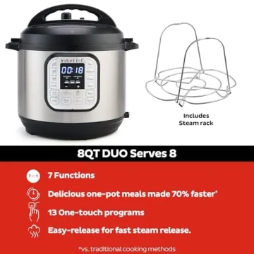 Instant Pot DUO80 8 Qt Multi-Cooker for Effortless Cooking