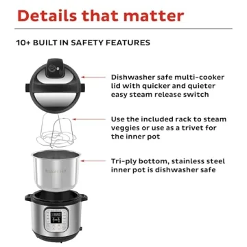 Instant Pot DUO80 8 Qt Multi-Cooker for Effortless Cooking