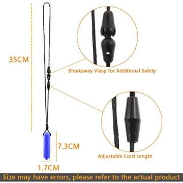 Durable Silicone Chew Necklaces for Kids, Sensory Needs, Autism, ADHD, Teething Relief