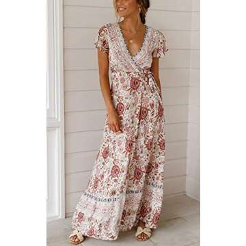 Stylish Floral Maxi Dress for Summer Adventures