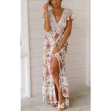 Stylish Floral Maxi Dress for Summer Adventures