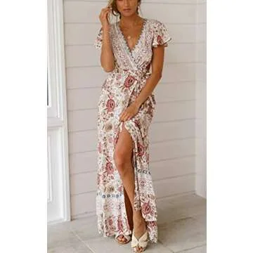 Stylish Floral Maxi Dress for Summer Adventures