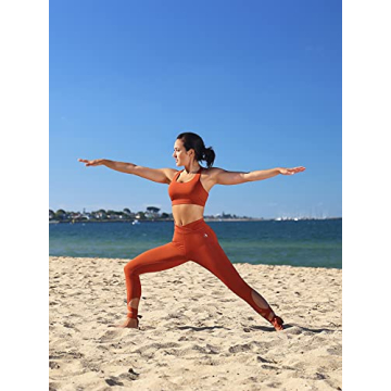 icyzone Strappy Sports Bra – Stylish & Supportive Activewear