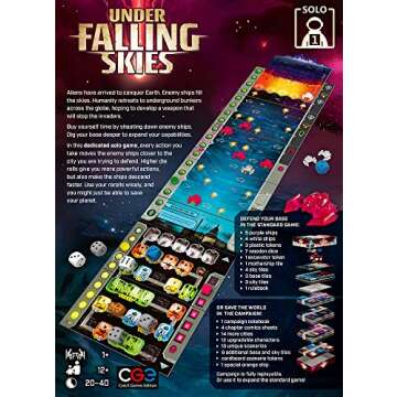 Czech Games Under Falling Skies - Solo Board Game Adventure
