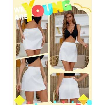 Stylish Mini Skirt Satin Skirt for Women - Versatile Fashion Must-Have