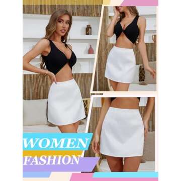 Stylish Mini Skirt Satin Skirt for Women - Versatile Fashion Must-Have