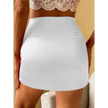 Stylish Mini Skirt Satin Skirt for Women - Versatile Fashion Must-Have