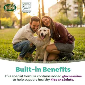 TropiClean Fresh Breath Plus Glucosamine for Hip & Joint Water Additive for Dogs| Breath Freshener and Teeth Cleaning Solution | 33.8oz.
