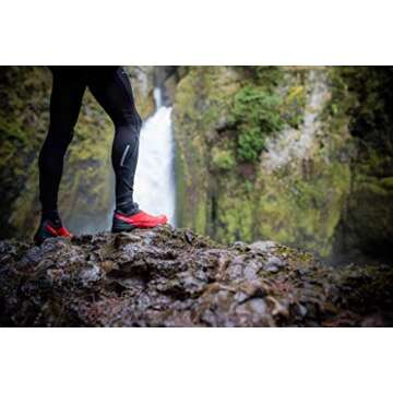 Swiftwick- ASPIRE ONE Running & Cycling Socks for Men & Women| Firm Compression Fit Ankle Socks (Black, Large)