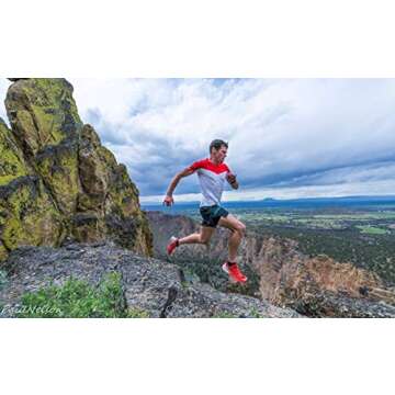 Swiftwick- ASPIRE ONE Running & Cycling Socks for Men & Women| Firm Compression Fit Ankle Socks (Black, Large)