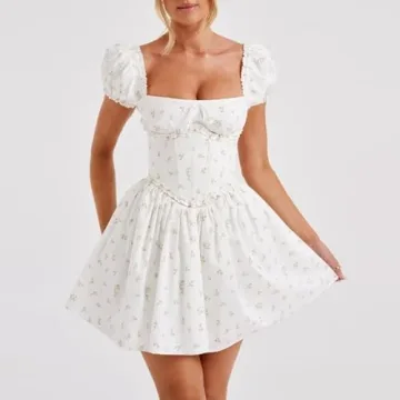 Stylish Y2K Corset Mini Dress for Summer Celebrations
