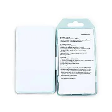 Innovation Cooling Graphite Thermal Pad – Permanent Replacement for Thermal Paste/Grease (30 X 30 ...