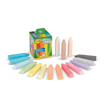 Colorful 16ct Crayola Sidewalk Chalk for Kids
