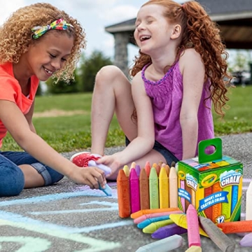Colorful 16ct Crayola Sidewalk Chalk for Kids