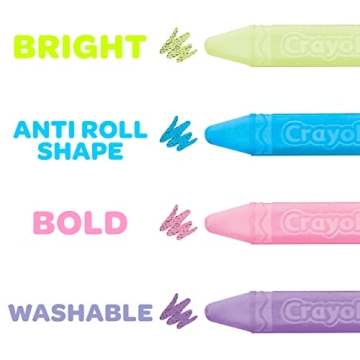 Colorful 16ct Crayola Sidewalk Chalk for Kids