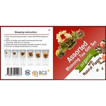 Assorted Blooming Tea Flower Balls with Natural Flavors