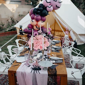 CEWOR 15pcs Artificial Pink Roses Flowers with Stems Silk Rose Bouquet Valentine's Day Decorations for Wedding Bridal Party Home Table Mom Birthday Decor (Pink)