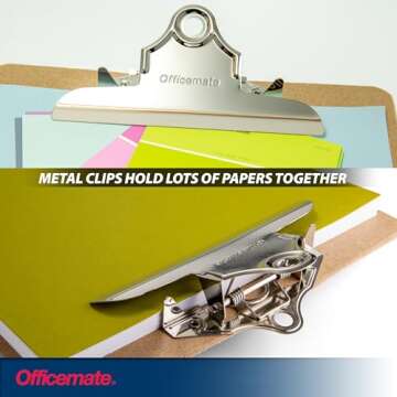 Durable Officemate Recycled Wood Clipboard - Eco-Friendly