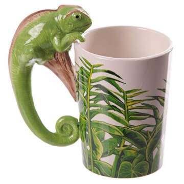 Big Fun Creative 3D Lizard Coffee Mug, 300ml