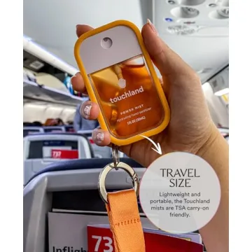 Touchland Power Mist Hydrating Hand Sanitizer Spray, TROPICAL 3-Pack (Mango Passion + Beach Coco + Watermelon), 500-Sprays each, 1Fl Oz Travel Size (Set of 3)