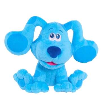 Blue’s Clues & You! 7-inch Beanbag Plush Blue & Magenta 2-Pack, Stuffed Animals, Dog, Kids Toys fo...