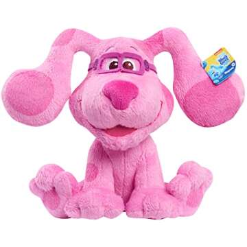 Blue’s Clues & You! 7-inch Beanbag Plush Blue & Magenta 2-Pack, Stuffed Animals, Dog, Kids Toys for Ages 3 Up by Just Play