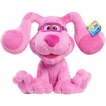 Blue’s Clues & You! 7-inch Beanbag Plush Blue & Magenta 2-Pack, Stuffed Animals, Dog, Kids Toys for Ages 3 Up by Just Play