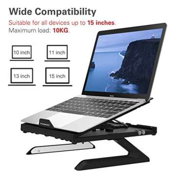 MoKo Laptop Stand for Ergonomic Comfort & Portability