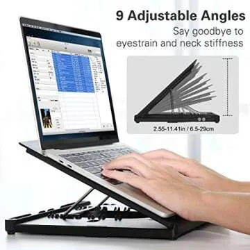 MoKo Laptop Stand for Ergonomic Comfort & Portability
