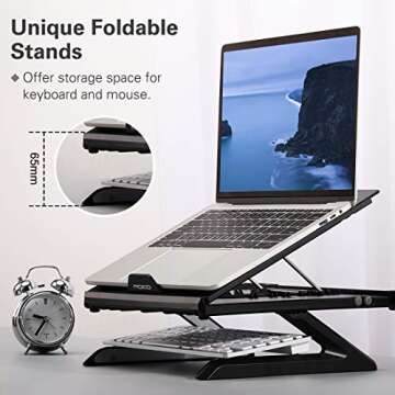 MoKo Laptop Stand for Ergonomic Comfort & Portability