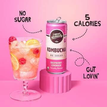 Liquid Remedy Kombucha: Sugar Free & Probiotic Drink