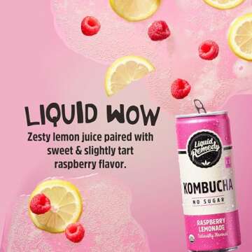 Liquid Remedy Kombucha: Sugar Free & Probiotic Drink