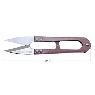 Penta Angel 4.1inch Sewing Scissors Yarn Thread Scissors Mini Small Snips Trimming Nipper - Great for Stitch,DIY Supplies (3PCS, Multicolor)