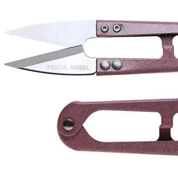 Penta Angel 4.1inch Sewing Scissors Yarn Thread Scissors Mini Small Snips Trimming Nipper - Great for Stitch,DIY Supplies (3PCS, Multicolor)