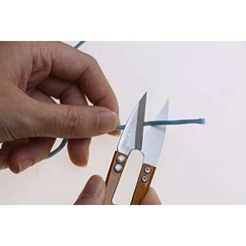 Penta Angel 4.1inch Sewing Scissors Yarn Thread Scissors Mini Small Snips Trimming Nipper - Great for Stitch,DIY Supplies (3PCS, Multicolor)