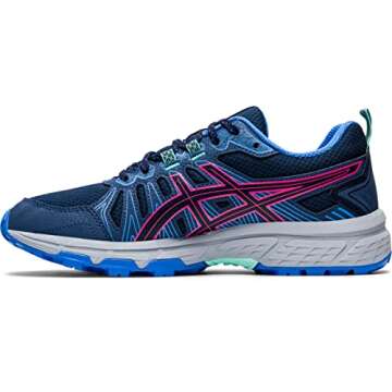 ASICS Gel-Venture® 7 Peacoat/Hot Pink 6.5 B (M)