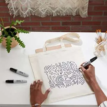 Sharpie Permanent Markers - Dual Black Chisel Tip Pack