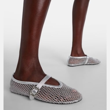 Stylish VOLEECE Women's Mesh Ballet Flats for All Occasions