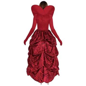 Party City Women's Queen of Hearts Costume for Disney Fun