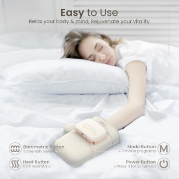 Zaza Hand Massager with Heat & Compression Therapy