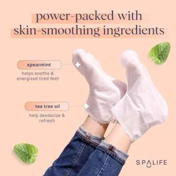 SpaLife Foot Sockies - Moisturizing & Exfoliating Treatment